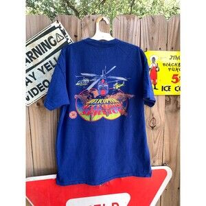 Vintage 90s Helicopter Accessory Service Tshirt  Size L by Lee